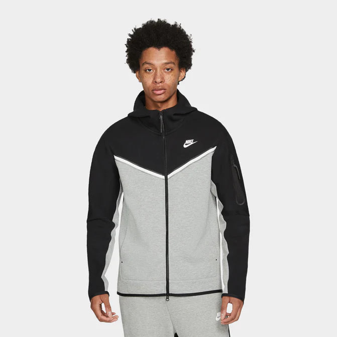 Full zip black fleece sales