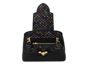 Louis Vuitton x Takashi Murakami Capucines MM Black multicolor logo icône  or 