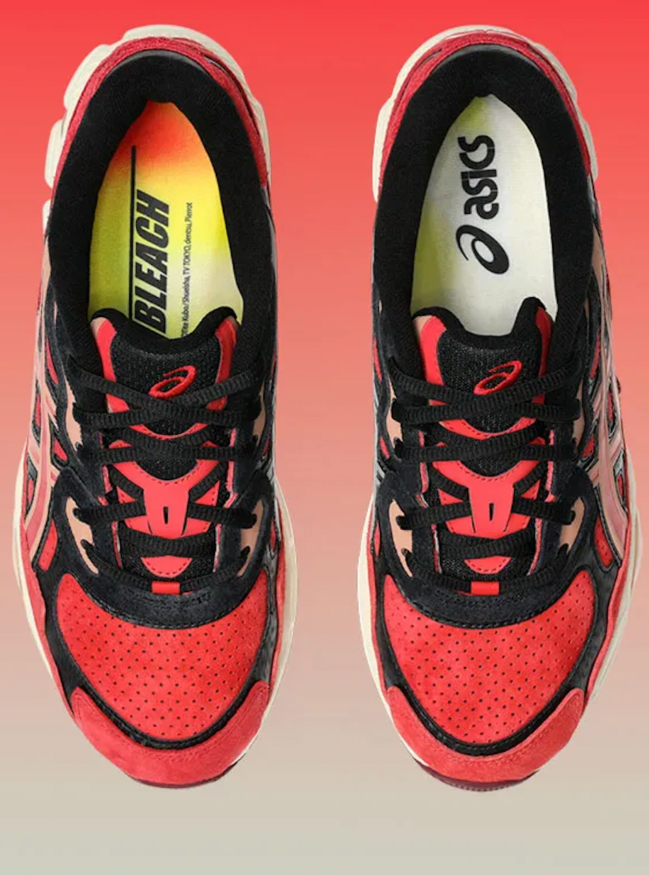asics gel nyc rouge et noir
