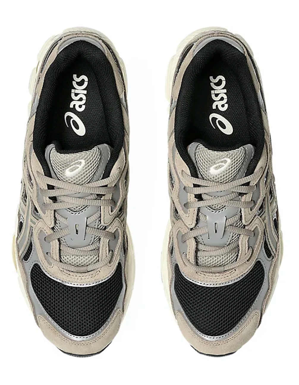 asics gel nyc noir et beige