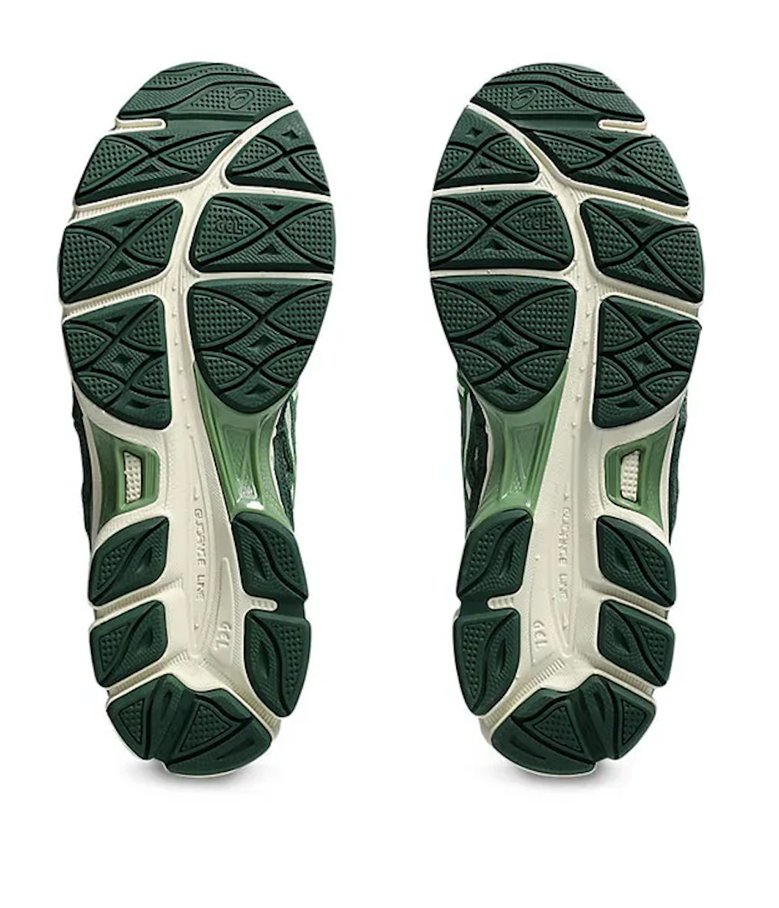 asics gel nyc verte et beige