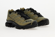 Salomon XT-4 OG Protective Aloe Black – sneakers trail-running vertes et noires avec amorti ACS, vue de coté