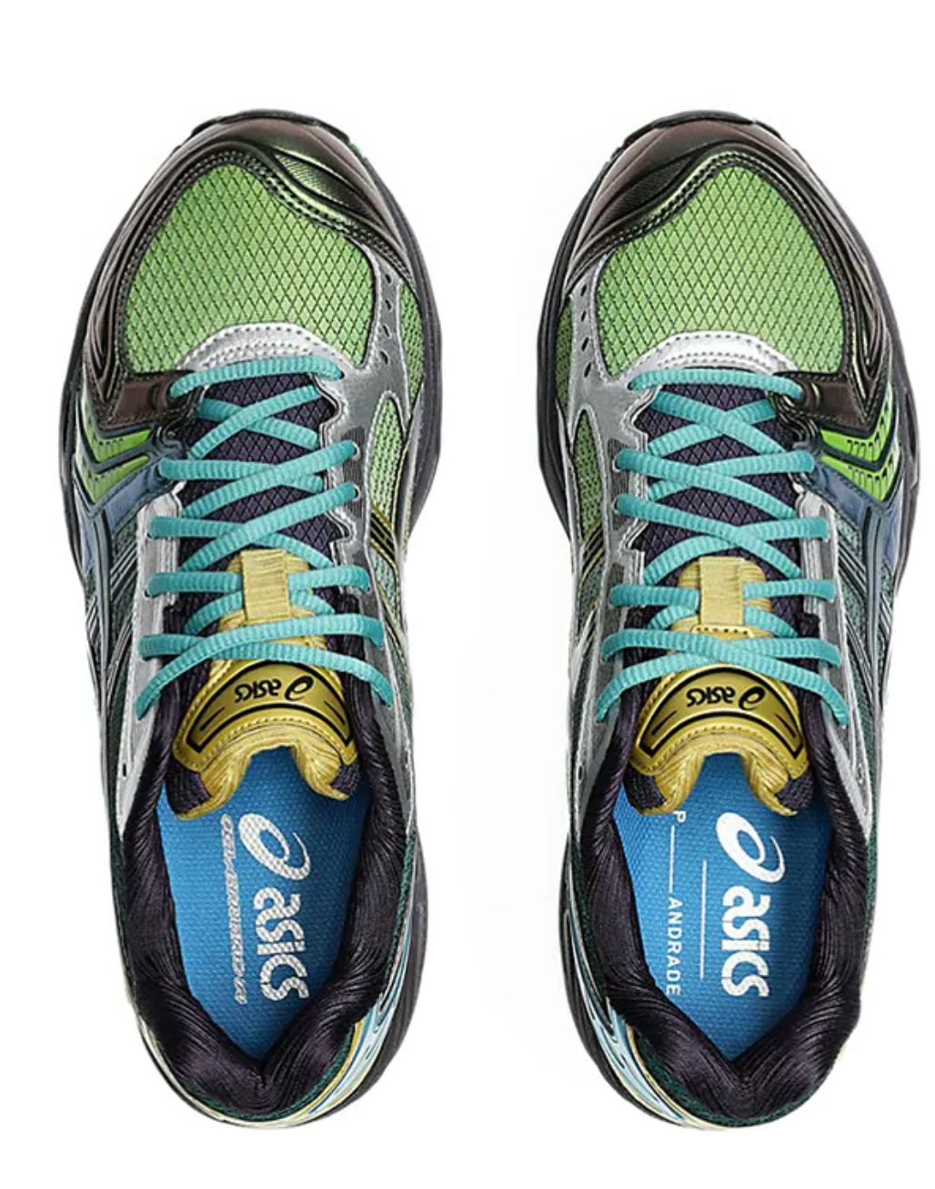 Asics Gel Kayano 14.P Andrade Gradation Green.Vue de haut 