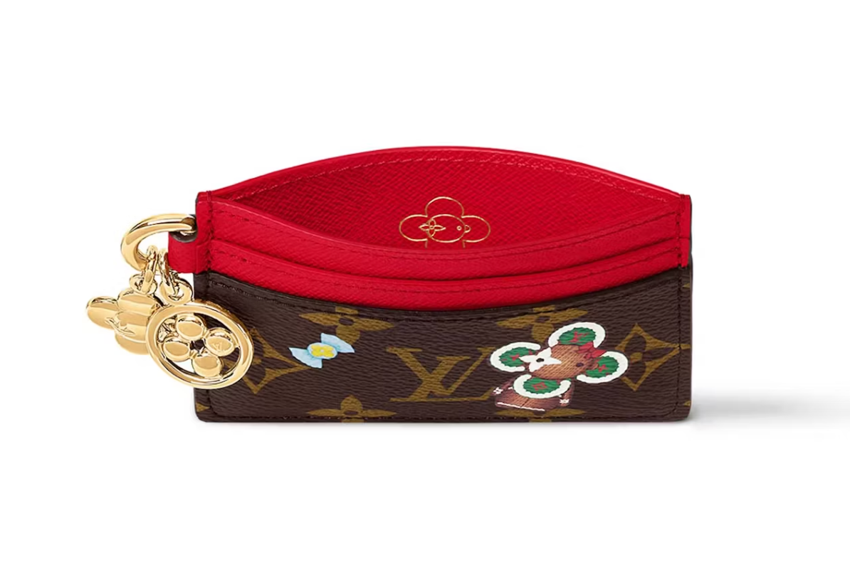 Louis Vuitton Porte-cartes LV Charms Monogramme/Candy Rouge
