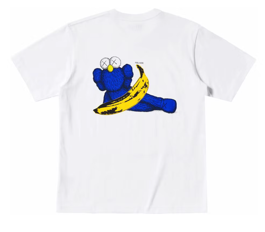 tee shirt kaws uniqlo banane 