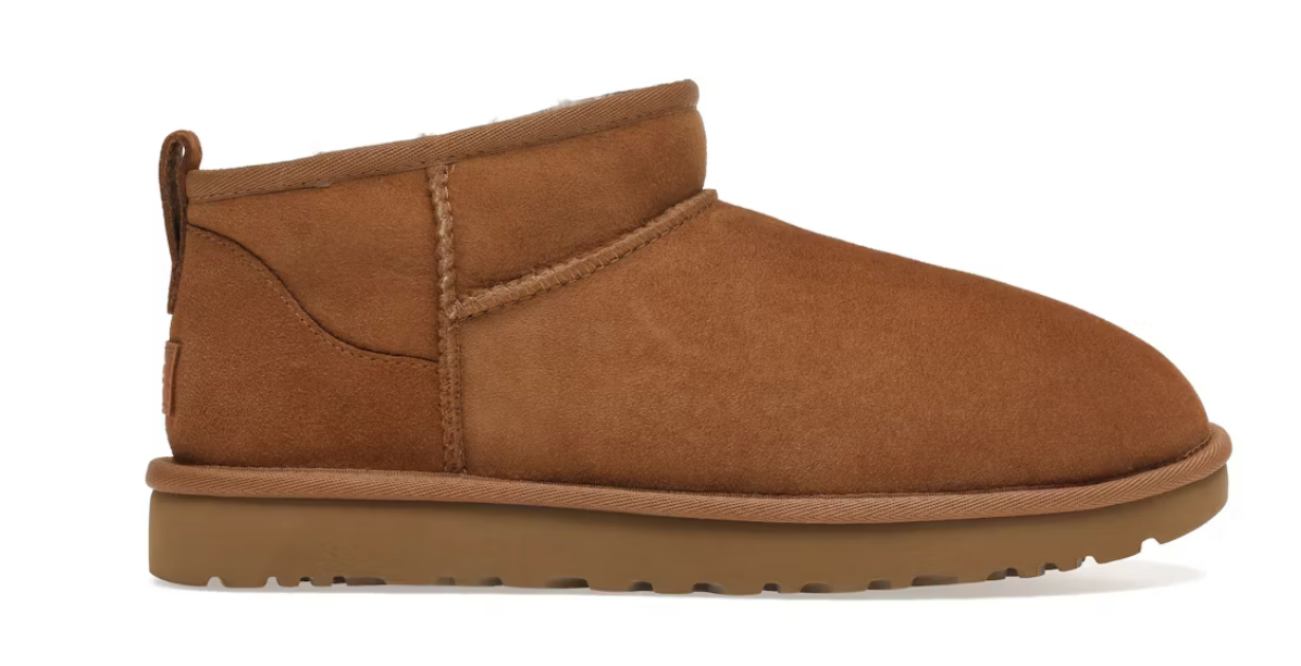 UGG Classic Ultra Mini Boot Chestnut – chaussures confortables avec semelle Treadlite by UGG