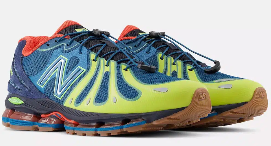New Balance 1890 Streamsong avec tige en mesh respirant, empiècements en daim premium, cuir et matières synthétiques dans un coloris Streamsong, dotée d'une semelle extérieure en caoutchouc.