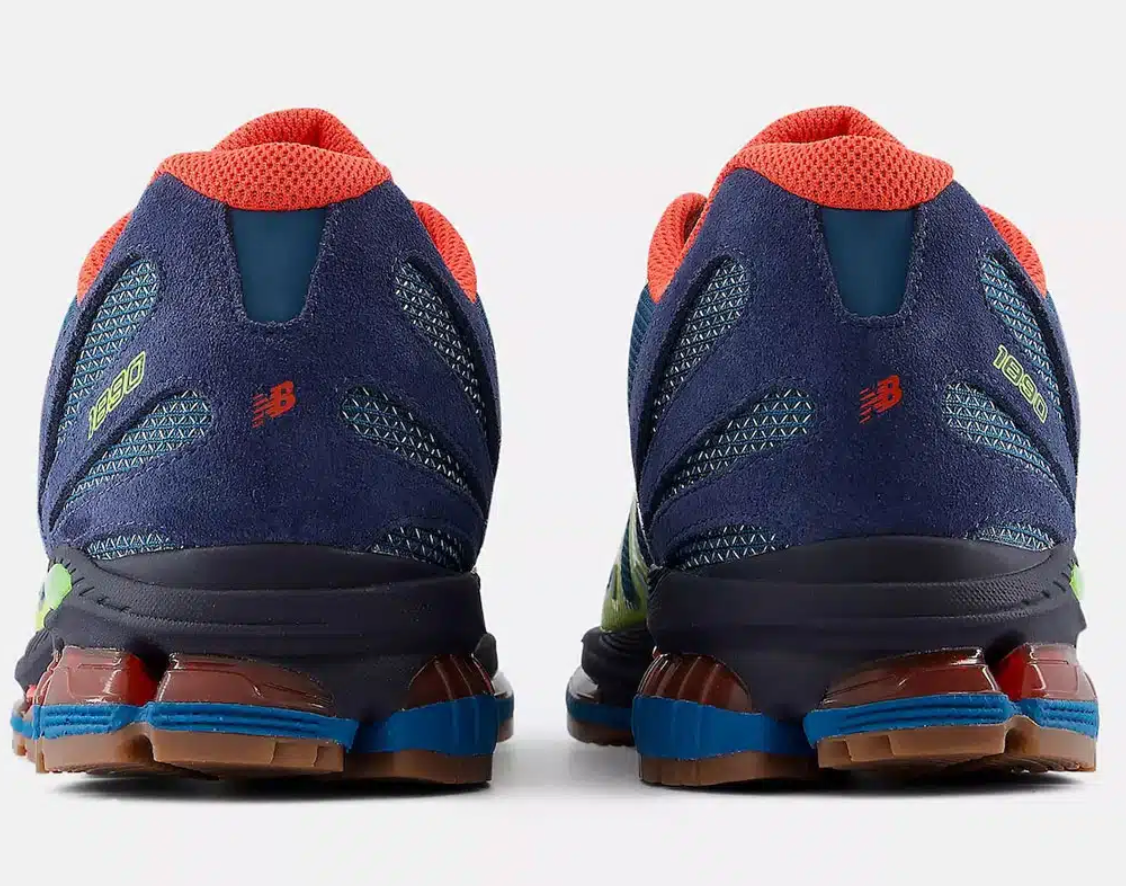 New Balance 1890 Streamsong avec tige en mesh respirant, empiècements en daim premium, cuir et matières synthétiques dans un coloris Streamsong, dotée d'une semelle extérieure en caoutchouc.