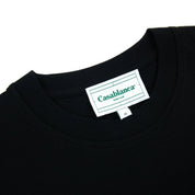 Découvrez le Casablanca Le Jeu T-Shirt Black, un tee-shirt noir au graphisme Le Jeu mêlant inspirations sportives, élégance décontractée et streetwear premium.