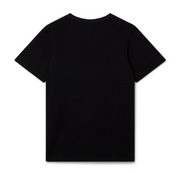 Casablanca Tennis Club Icon Cotton T-Shirt Black, tee-shirt Casablanca noir en coton à manches courtes avec Tennis Club Icon.