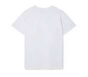 Casablanca Terrain D'Orange T-Shirt White, tee-shirt Casablanca blanc à manches courtes avec graphisme Terrain D'Orange inspiré de l’univers du tennis.