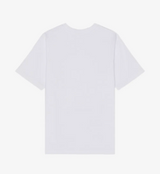 Casablanca Triomphe D'Orange T-Shirt White, tee-shirt Casablanca blanc à manches courtes avec graphisme Triomphe D'Orange aux tonalités orangées.
