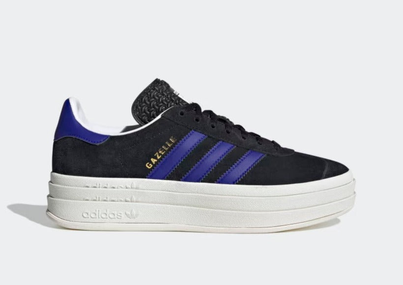 adidas Gazelle Bold Core Black Lucid Blue