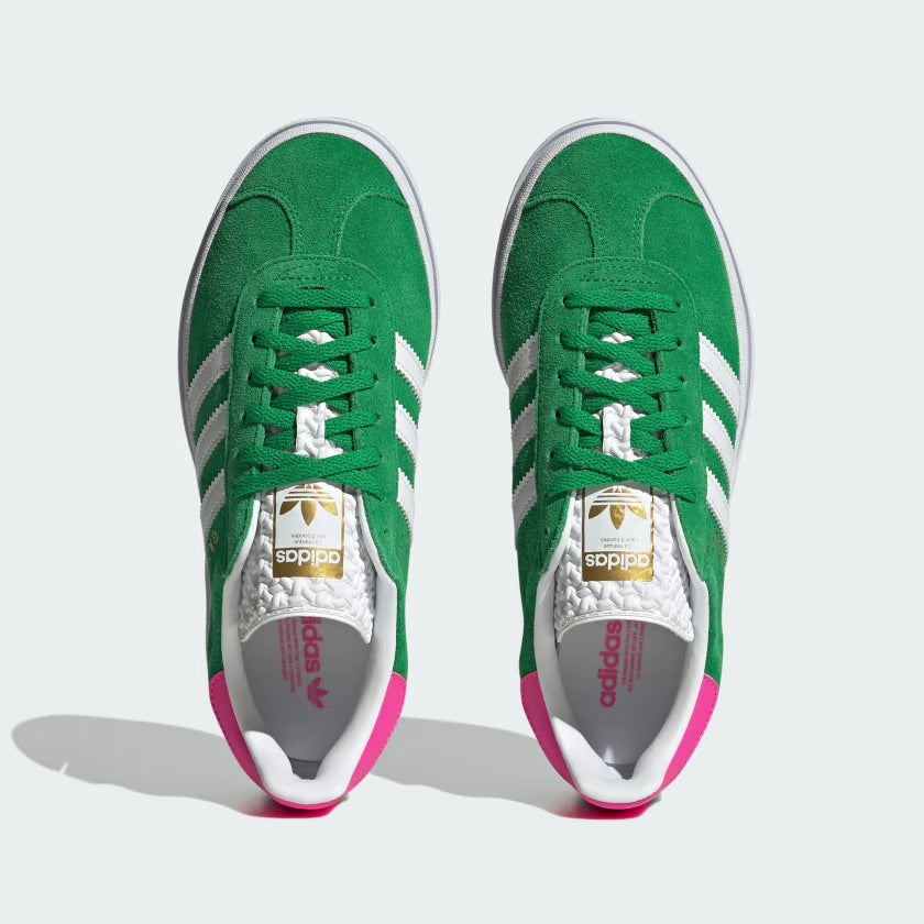 adidas Gazelle Bold Green Lucid Pink GlobalSneakers adidas Gazelle Bold Green Lucid Pink GlobalSneakers