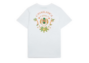 Casablanca Joyaux D'Afrique Tennis Club T-Shirt White, tee-shirt Casablanca blanc à manches courtes avec graphisme Joyaux D'Afrique Tennis Club.