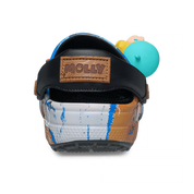 Crocs Classic Clog Pop Mart MEGA SPACE MOLLY avec accessoires spatiaux, Jibbitz exclusifs et design inspiré de l’univers futuriste de MOLLY.