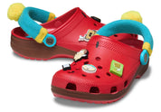 Crocs Classic Clog South Park Cartman inspirées d'Eric Cartman, avec design exclusif, bride pivotante et semelle légère en résine Croslite™.
