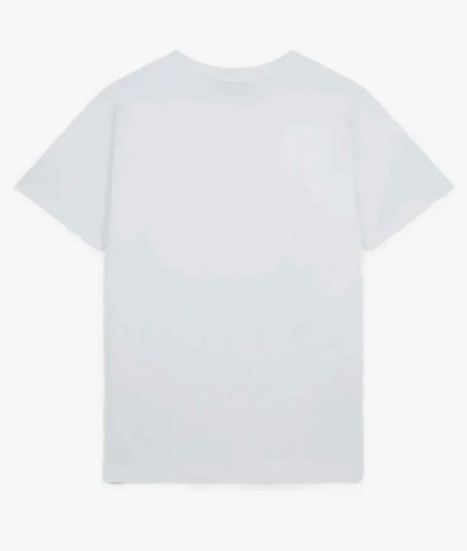 Multicolor, un tee-shirt blanc au graphisme multicolore célébrant l’unité et l’univers artistique Casablanca.