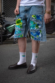 THOMAS DETHELOT | Denim Short Carpenter Tan Lévé