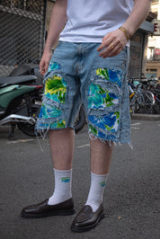 THOMAS DETHELOT | Denim Short Carpenter Tan Lévé