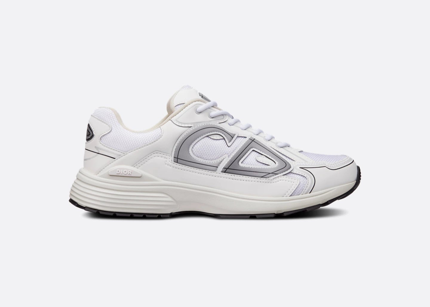 Sneakers Dior B30 blanc – chaussures exclusives de luxe au design moderne et épuré, vue de face