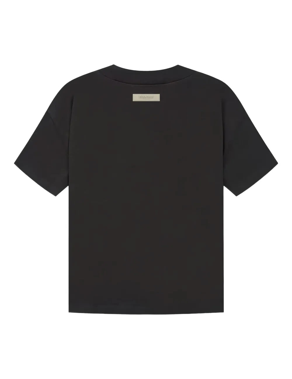 Fear of God Essentials 1977 T-Shirt Black en tissu noir doux, avec coupe ample, manches courtes, col rond classique et marquage 1977 distinctif.