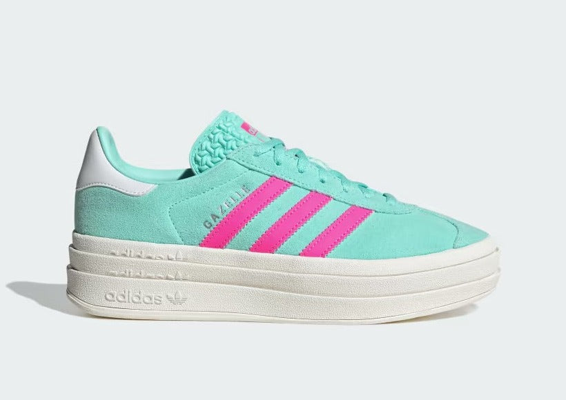 adidas Gazelle Bold Flash Aqua Lucid Pink