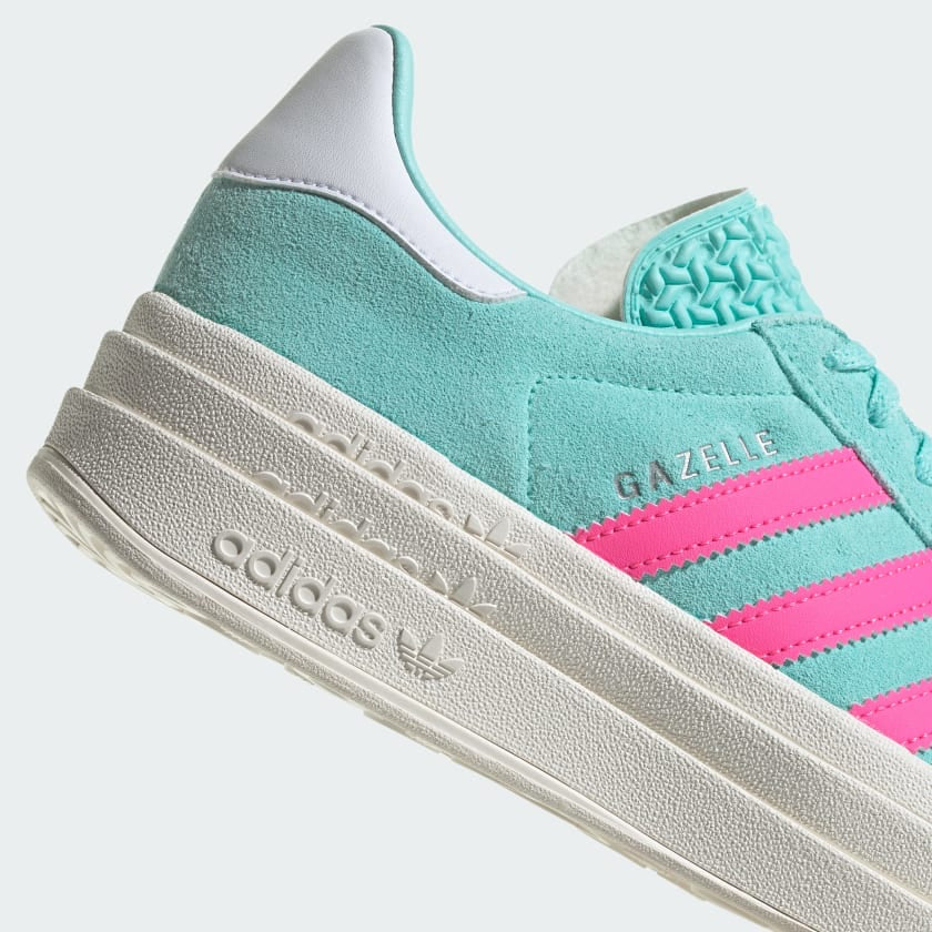 adidas Gazelle Bold Flash Aqua Lucid Pink