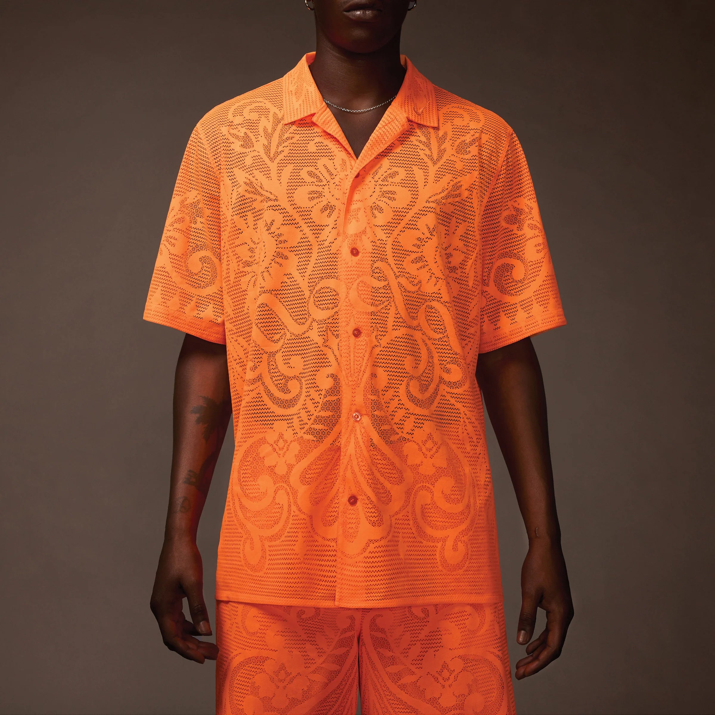 Nike x NOCTA Drapers Button Up Safety Orange / Total Orange