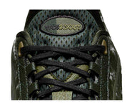 Sneakers Nike Air Max 95 SP Worksout Olive Black en textiles techniques kaki et noirs avec unités Air visibles et design ondulé iconique.Vue de face 