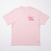 T-shirt Global Sneakers Brodé Rose Clair
