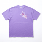 T-shirt Global Sneakers Bouquet de Fleurs Violet