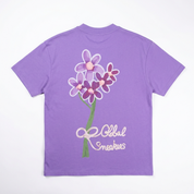 T-shirt Global Sneakers Bouquet de Fleurs Violet