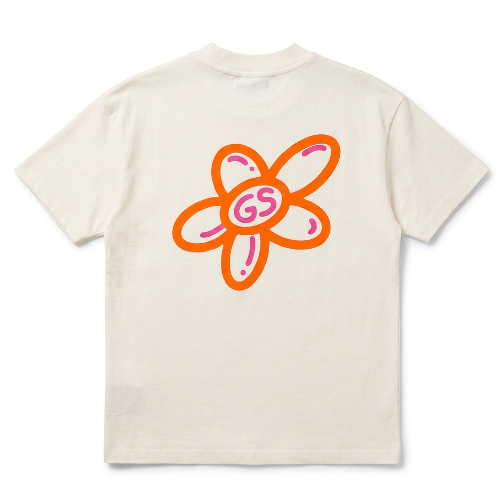T-shirt Global Sneakers Brodé Blanc