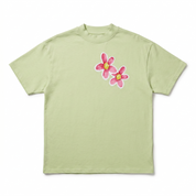 T-shirt Global Sneakers Bouquet de Fleurs Vert