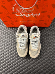 Nike LD Waffle SF Sacai Fragment grise d’occasion en état 8,5/10, mesh, suede et cuir superposé, sneaker sans boîte.