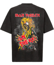 Tee-shirt On The Ket Iron Maiden Killers Noir – t-shirt oversize en coton premium noir avec imprimé vintage inspiré de l’album Killers d’Iron Maiden, vu de dos