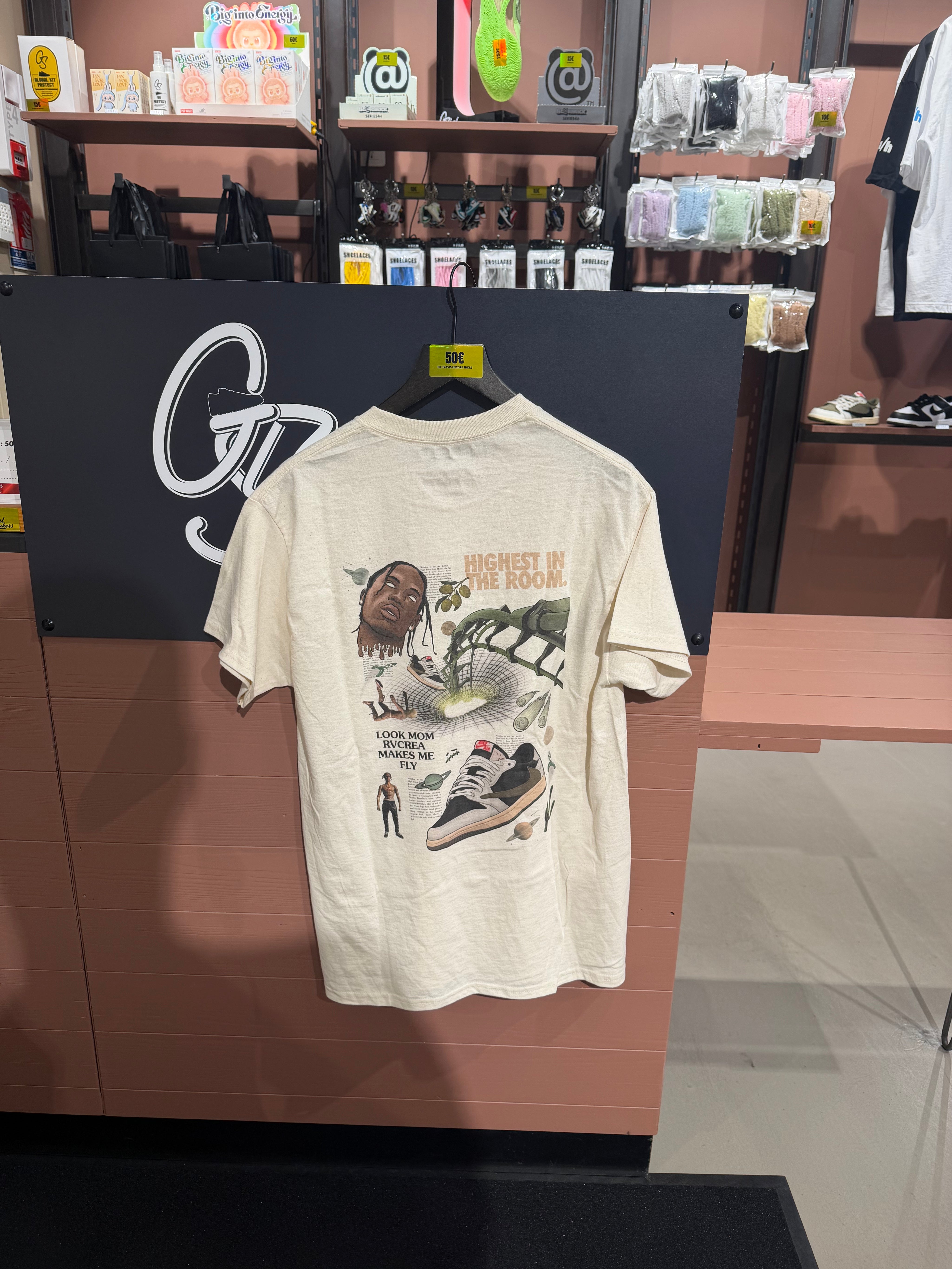 ENCORE Sneakers X RVCREA 'TRAVIS J1L OLIVE' T-shirt BEIGE