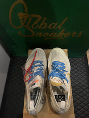 Nike Air VaporMax Off-White 2018 d’occasion en état 8,5/10, mesh noir, détails déconstructifs, semelle transparente, sneaker avec boîte.