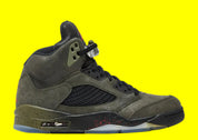 Jordan 5 Retro Fear Pack, sneaker Air Jordan 5 de la collection Fear Pack avec design iconique, unité Air-Sole et finitions premium.