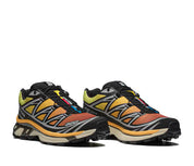 Salomon XT-6 Black Grape Leaf Beach Ball avec tige en mesh noir, renforts synthétiques, détails vert olive et beige, technologies Quicklace, SensiFit, EnergyCell et semelle Contagrip.