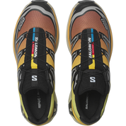 Salomon XT-6 Black Grape Leaf Beach Ball avec tige en mesh noir, renforts synthétiques, détails vert olive et beige, technologies Quicklace, SensiFit, EnergyCell et semelle Contagrip.