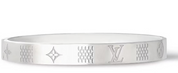 Louis Vuitton Damier Staples Bangle
Silver logo gravé icône argent 