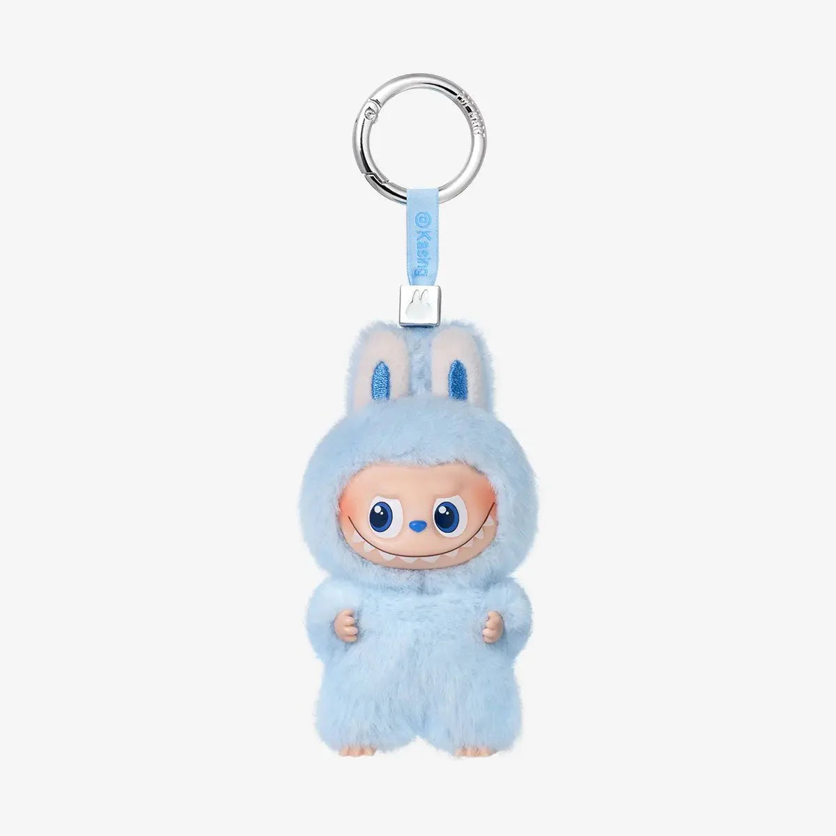 Blind box POP MART Labubu The Monsters Pin for Love Series (A-M) – pendentif vinyl/plush lettre A-M, attache métal, série collection.