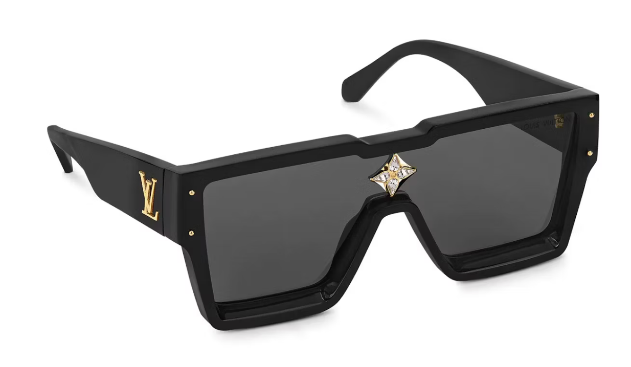 Louis Vuitton Sunglasses Cyclone Black étoile noir lunette grande logo