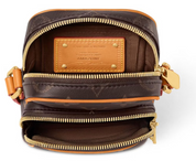 Louis Vuitton Amazone Monogram intérieur orange étiquette cuir zip or