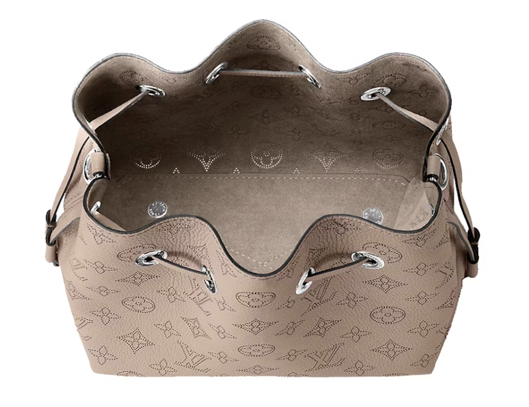 Louis Vuitton Bella Sac Seau Galet logo icône chaine pochette intérieur 