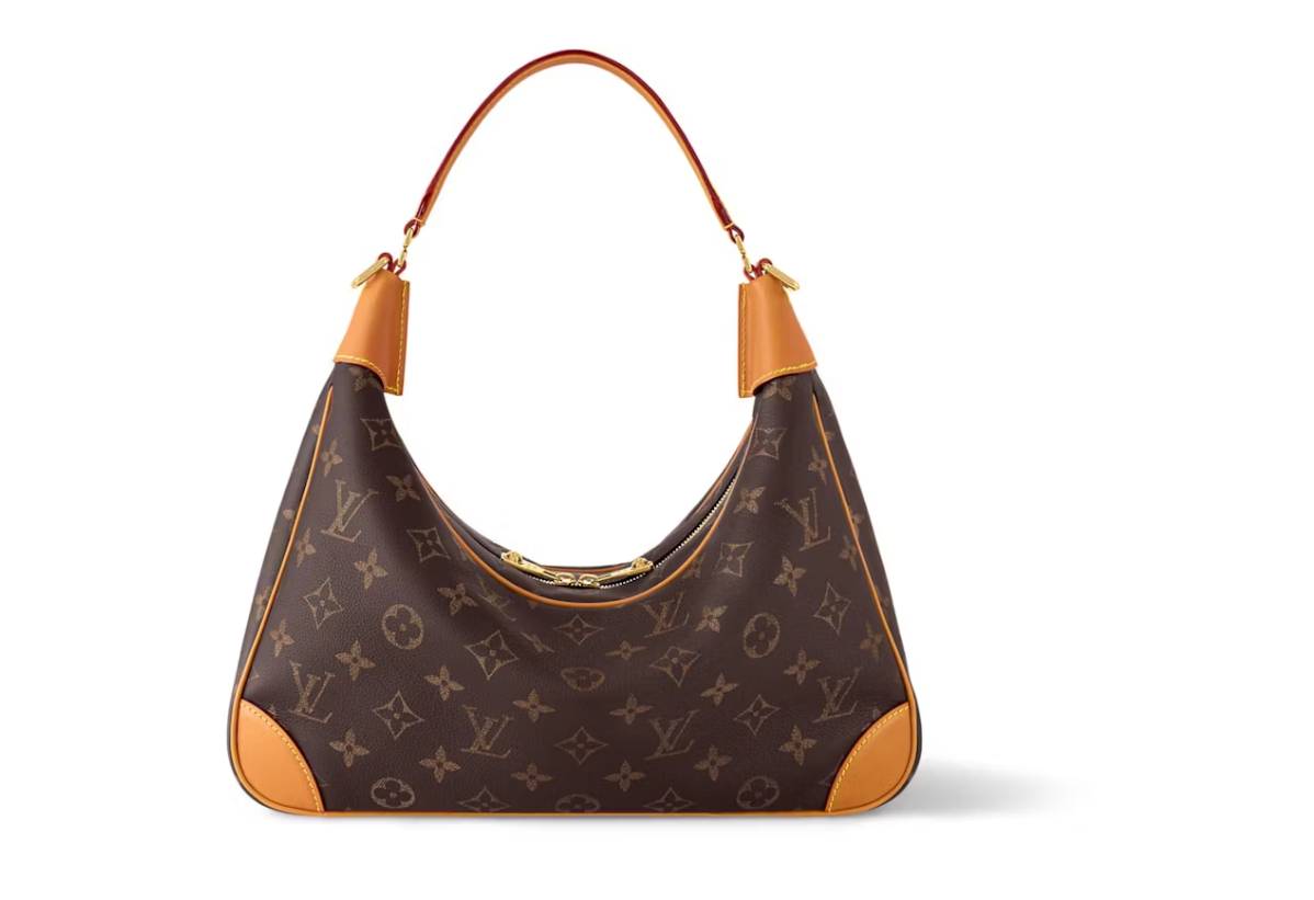 Louis Vuitton Boulogne Hobo , cuir marron , vue de dos