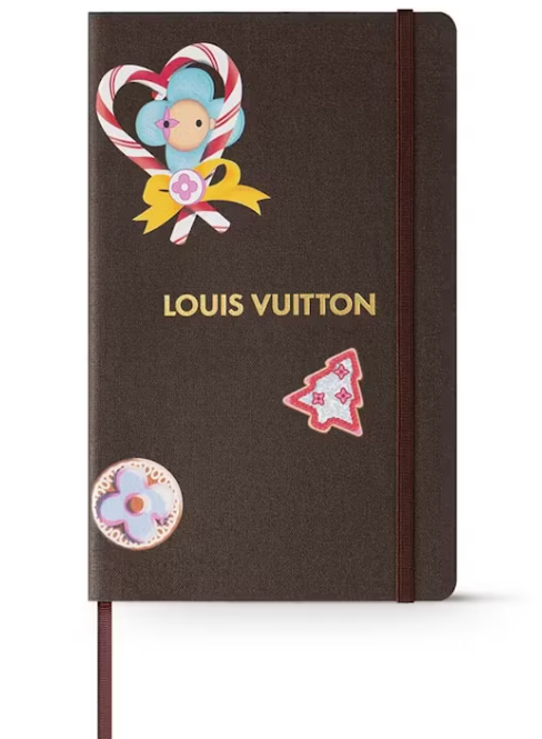 Louis Vuitton Cahier Jane MM Marron sucre d'orge bonbon noel Martin carnet