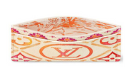 Louis Vuitton Card Holder Crème orange fleurs logo lv rouge rose arbre